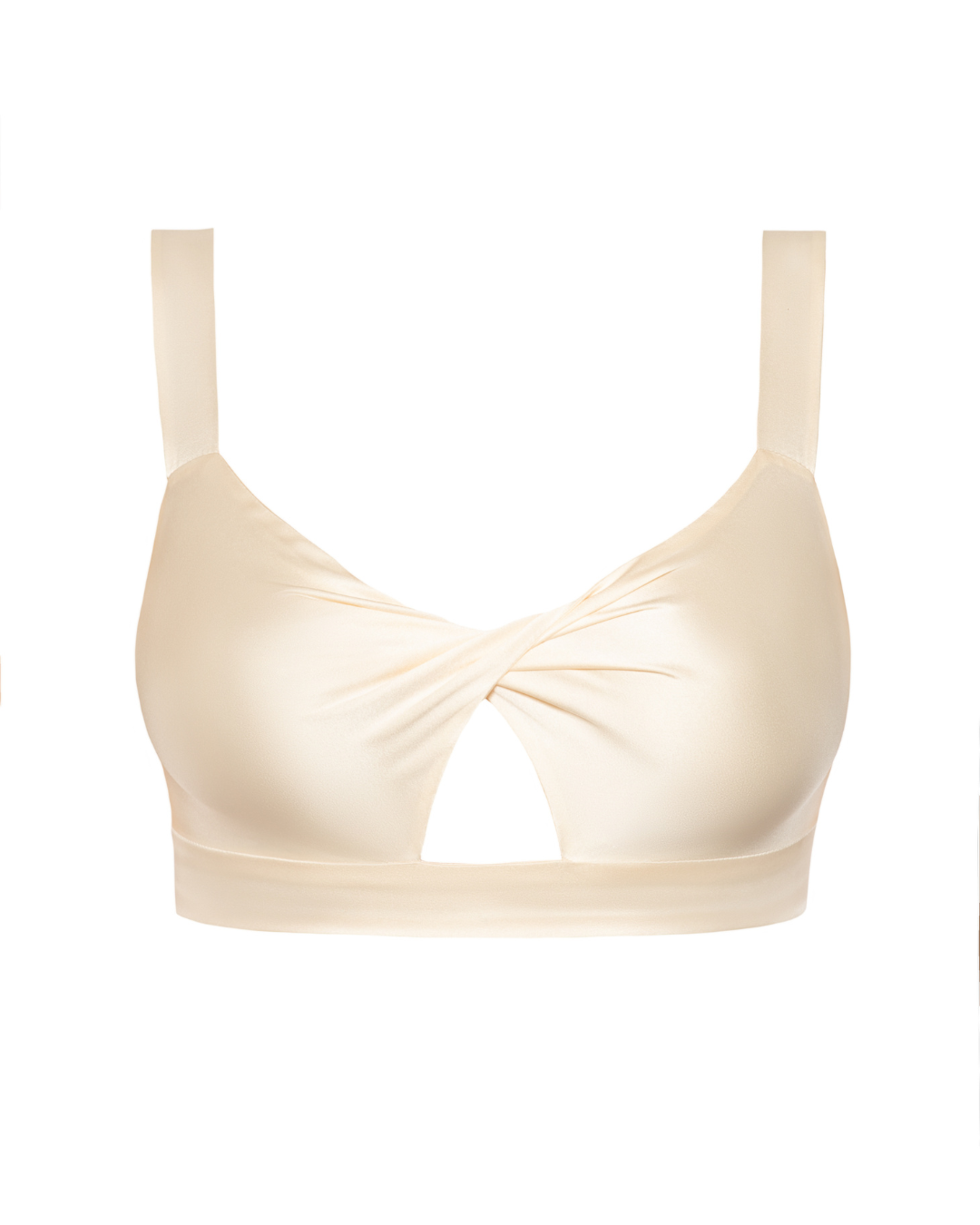 Crop Top „Ivory“ aus italienischer Seide – limitierte Kleinserie