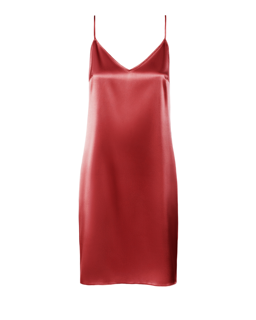 Kurzes Slip Dress „Bordeaux“ aus italienischer Seide – ausgewähltes Einzelstück